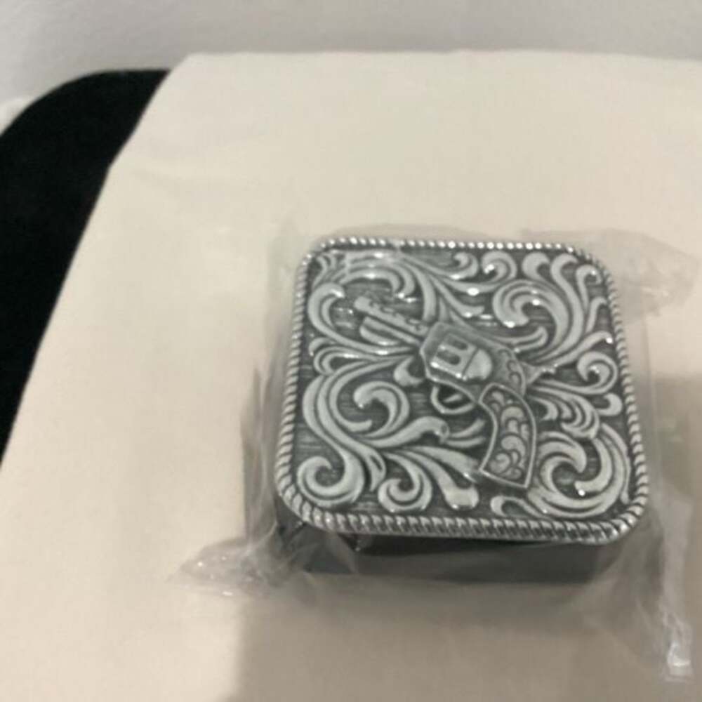 Silver Decorative Revolver Jewelry Organizer Box - NWT